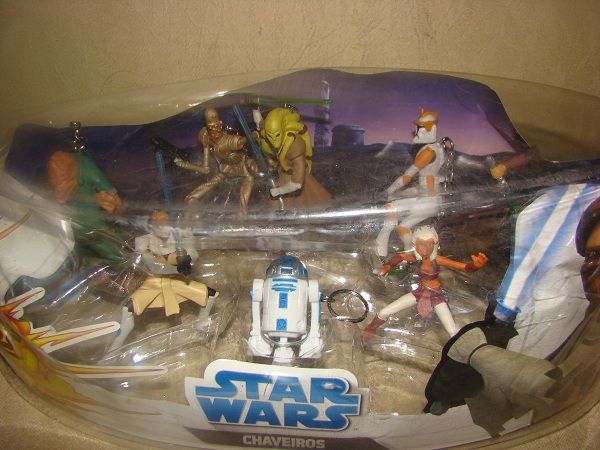 Chaveiros Star Wars 8 unidades